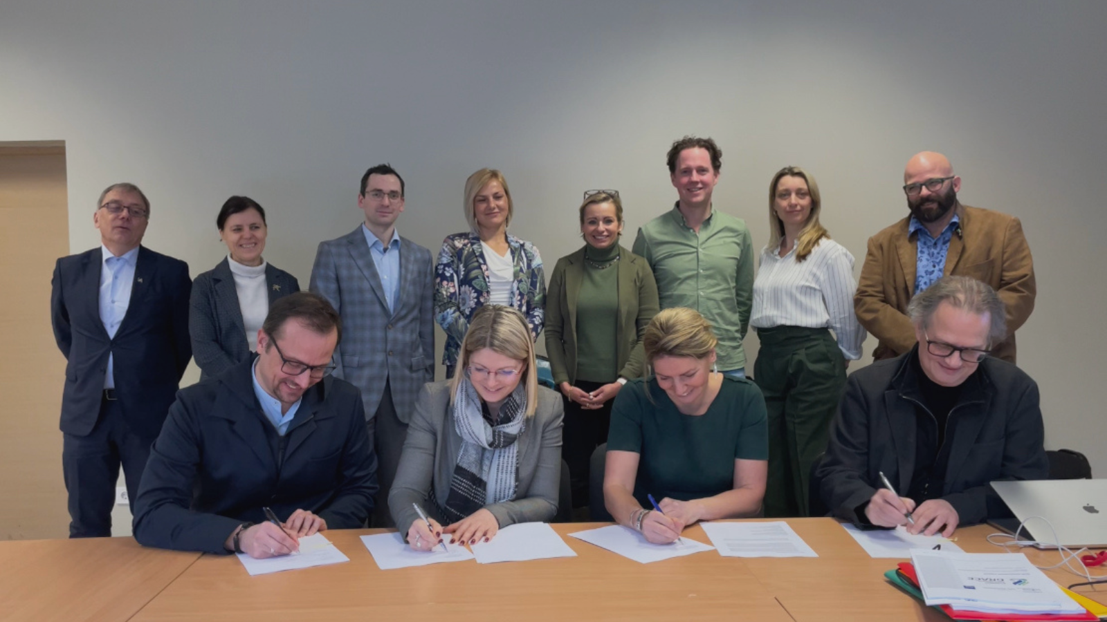 Vidzeme University of Applied Sciences signs a tripartite agreement with Austrian and Dutch colleagues on the development of a joint master's study program
