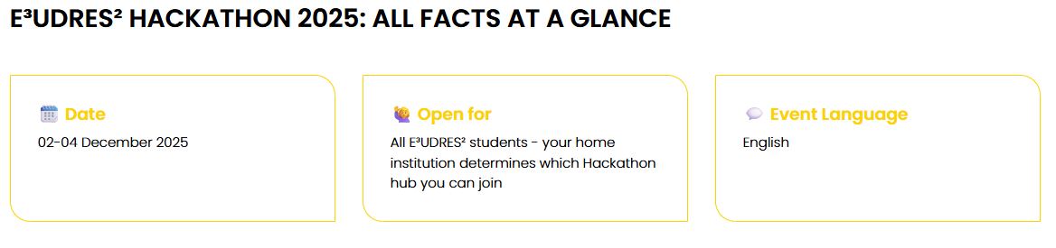 hackathon 2025 eudres